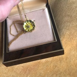 Samart citrine gold plated necklace